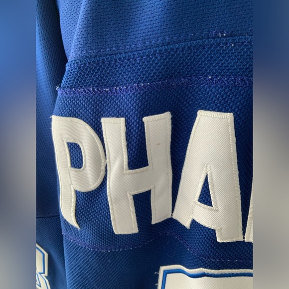 Vintage RBK CCM TORONTO MAPLE LEAFS Mens Hockey NHL Jersey #3 Phaneuf Size XL - Picture 6 of 16